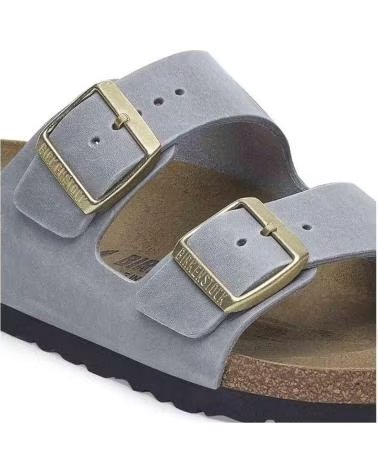 BIRKENSTOCK SANDALI ARIZONA WAXY LEATHER GRIGIO