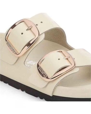 BIRKENSTOCK SANDALES ARIZONA BIG BUCKLE EN CUIR NATUREL VERNI BEIGE