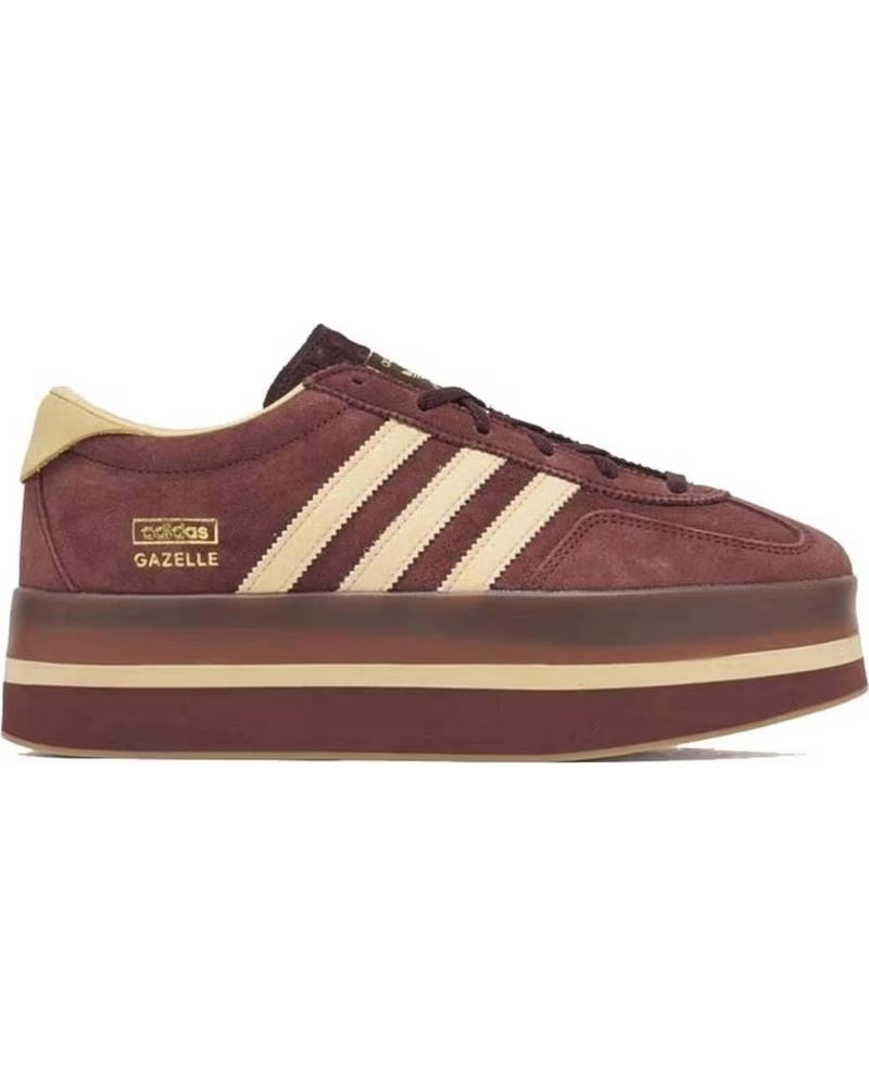 ADIDAS SNEAKER GAZELLE STACK W MARRONE