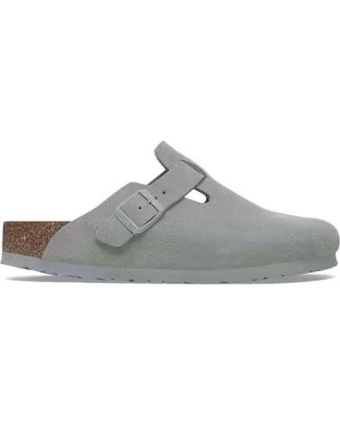 BIRKENSTOCK ZOCCOLI BOSTON IN PELLE SCAMOSCIATA