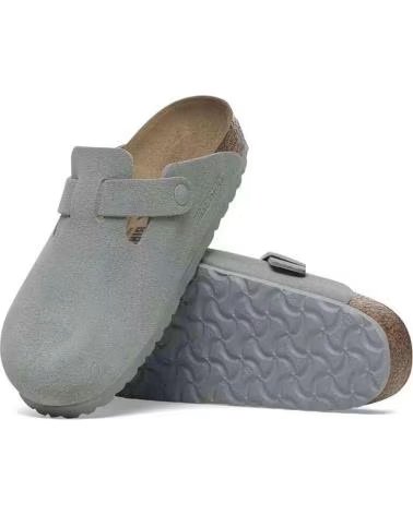BIRKENSTOCK ZOCCOLI BOSTON IN PELLE SCAMOSCIATA