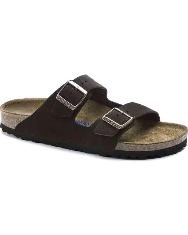 BIRKENSTOCK SANDÁLIAS ARIZONA BS SOFT FOOTBED CASTANHO