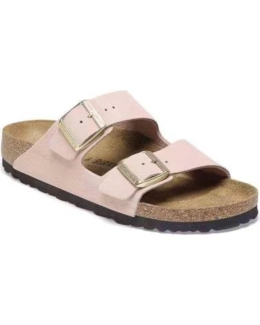 BIRKENSTOCK ARIZONA SUEDE LEATHER DAMEN SANDALEN AUS HELLROSAFARBENEM VELOURSLEDER