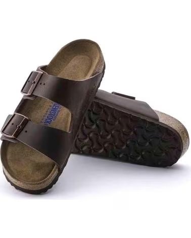 BIRKENSTOCK ARIZONA BS SOFT FOOTBED SANDALES MARRON UNISEXE