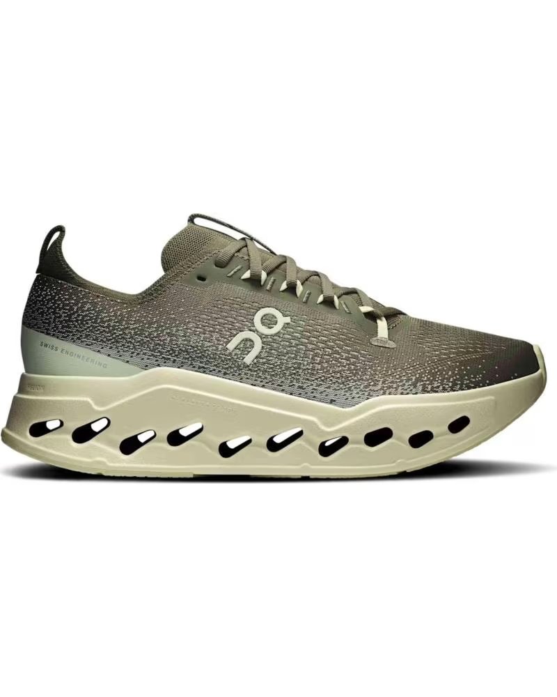 ON Zapatillas De Running Cloudsurfer Max Olive en verde para hombre