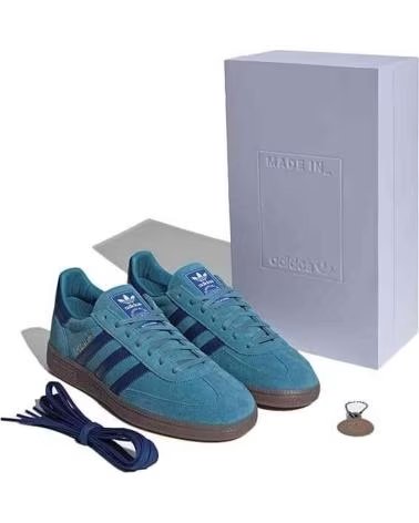 ADIDAS BASKETS HANDBALL SPEZIAL MADE IN GERMANY TACTILE STEEL