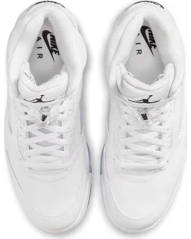 JORDAN AIR 5 RETRO OG WHITE METALLIC HIGH-TOP-SNEAKER