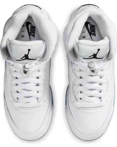 JORDAN BASKETS AIR 5 RETRO OG GS WHITE METALLIC