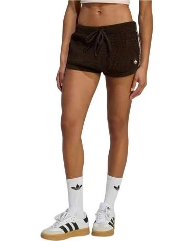ADIDAS CROCHET SHORTS AURORA COFFEE KURZE HOSE