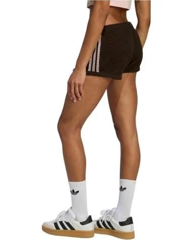 ADIDAS CROCHET SHORTS AURORA COFFEE KURZE HOSE