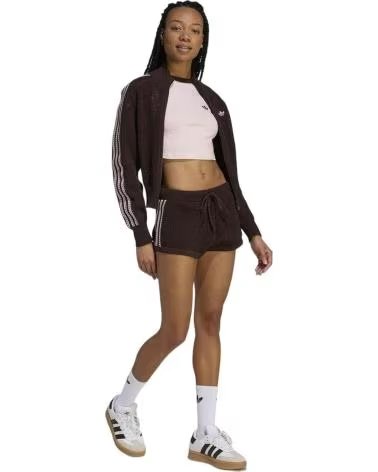 ADIDAS CROCHET SHORTS AURORA COFFEE KURZE HOSE