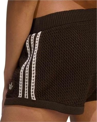 ADIDAS CROCHET SHORTS AURORA COFFEE KURZE HOSE