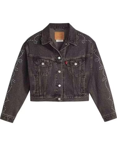 LEVIS CAZADORA LEVI´S SHRUNKEN 90S NO PLEAT PARA MUJER BLACK