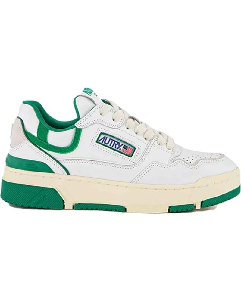 AUTRY ZAPATILLAS CLC LOW EN BLANCO Y VERDE PARA MUJER GREEN