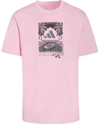 ADIDAS CAMISETA S SLIDE RX KG5393 HOMBRE CASUAL ROSA