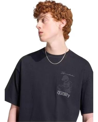 ADIDAS MAGLIETTA MANICA CORTA QUALITY TEE UOMO NEGRO