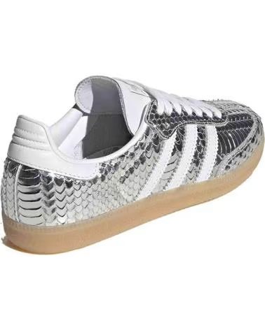 ADIDAS SAMBA OG W SILVER METALLIC SNEAKERS