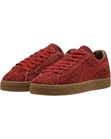 PUMA BASKETS 406650-02 DAIM ROUGE