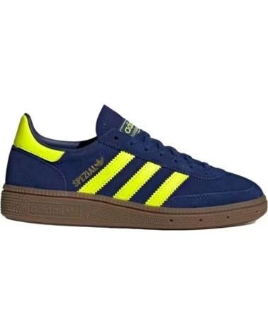 ADIDAS TÊNIS JP7998 AZUL COM DETALHES AMARELOS PARA CRIANÇAS