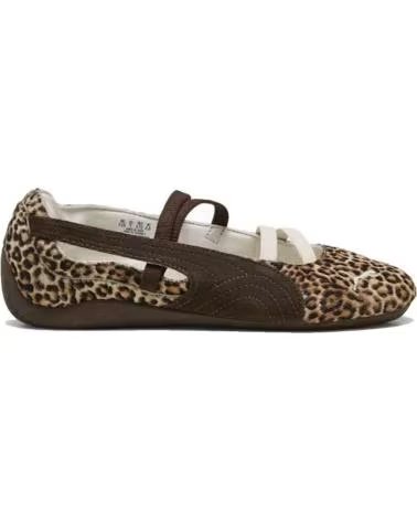 PUMA 406689-01 BALLET FLAT SANDALS ANIMAL PRINT