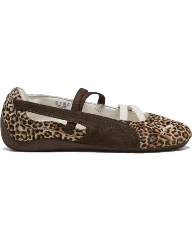 PUMA 406689-01 BALLET FLAT SANDALS ANIMAL PRINT