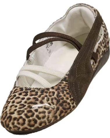 PUMA 406689-01 BALLET FLAT SANDALS ANIMAL PRINT