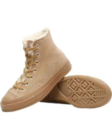 CONVERSE ZAPATILLAS 166318C HIGH TOP DE GAMUZA BEIGE
