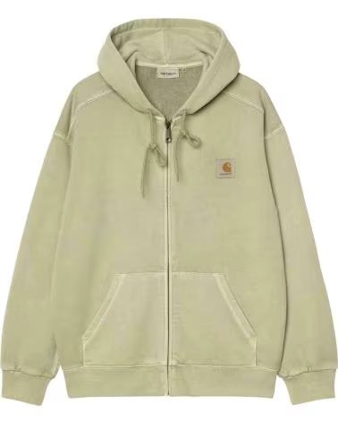 CARHARTT WIP CHAQUETA CON CREMALLERA Y CAPUCHA VERDE