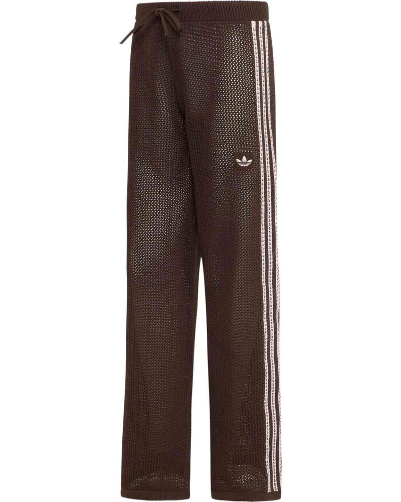ADIDAS PANTALÓN DE CHÁNDAL KE0201 MARRÓN MUJER