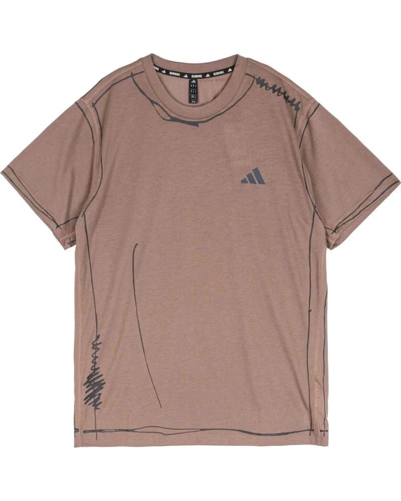 ADIDAS CAMISETA DE MANGA CORTA KQ7839 EN MARRON PARA HOMBRE