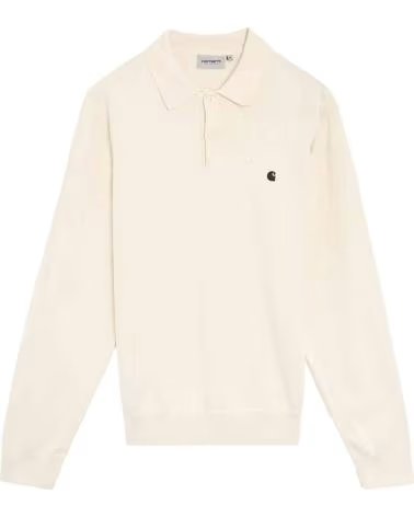CARHARTT WIP POLO DE MANGA LARGA I036162-3OMXX BEIGE