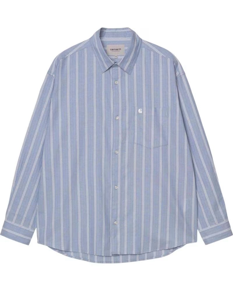 CARHARTT WIP CAMISA ÀS RISCAS UNISSEXO I036201-3ODXX AZUL