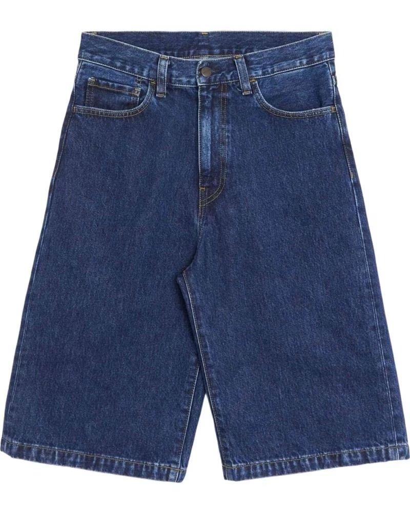 CARHARTT WIP PANTALON CORTO I036587-0106 EN AZUL PARA HOMBRE
