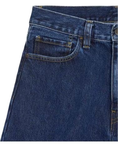 CARHARTT WIP PANTALON CORTO I036587-0106 EN AZUL PARA HOMBRE