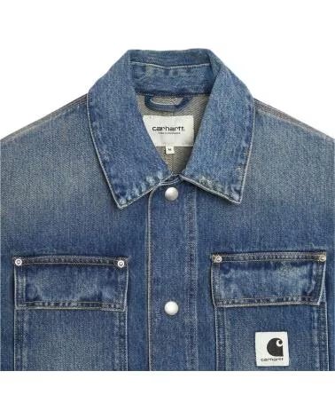 CARHARTT WIP GIACCA I036316-01B7 DENIM BLU