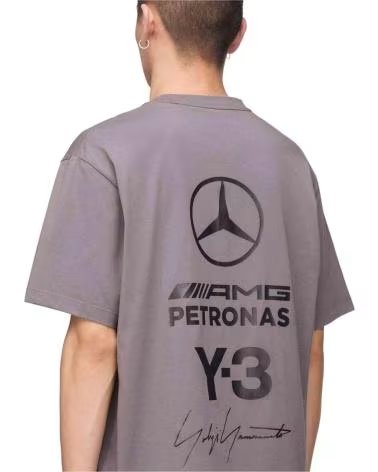 ADIDAS CAMISETA Y-3 MERCEDES-AMG PETRONAS KS4838 GRIS