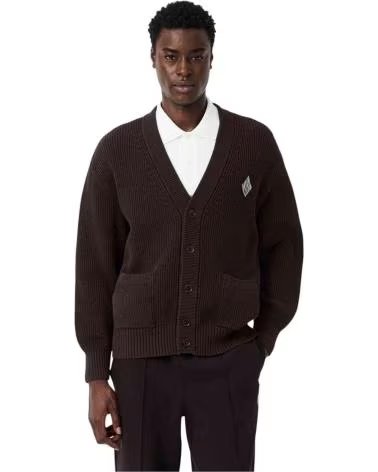 LACOSTE CARDIGAN AH0611-00-3LA MARRONE DA UOMO