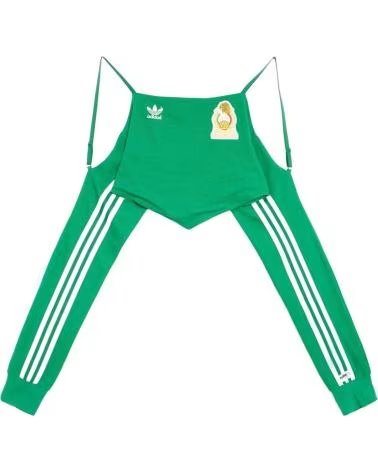 ADIDAS KE2300 OBERTEIL IM KORSETT-STIL GRÜN