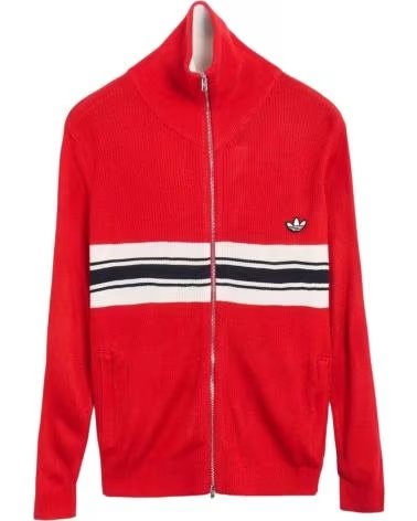 ADIDAS CHAQUETA DE CHÁNDAL KB2294 ROJA UNISEX
