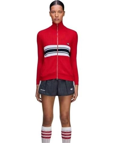 ADIDAS CHAQUETA DE CHÁNDAL KB2294 ROJA UNISEX