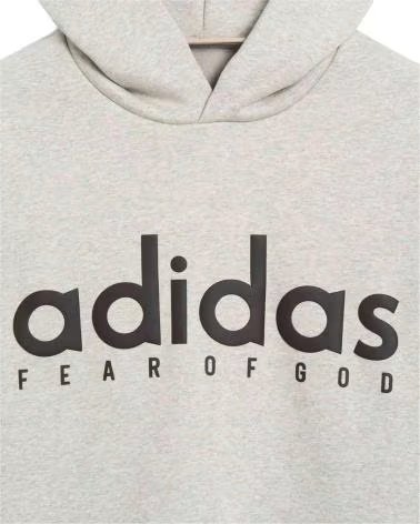 ADIDAS SUDADERA CON CAPUCHA JZ7367 GRIS