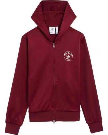 ADIDAS MOLETOM COM CAPUZ JM8298 VERMELHO MASCULINO