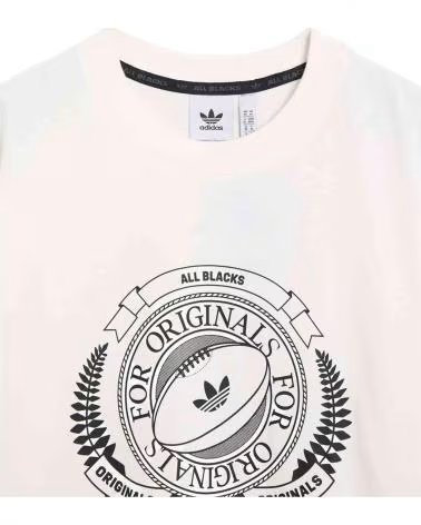 ADIDAS MAGLIETTA KG4649 A MANICHE CORTE BIANCA