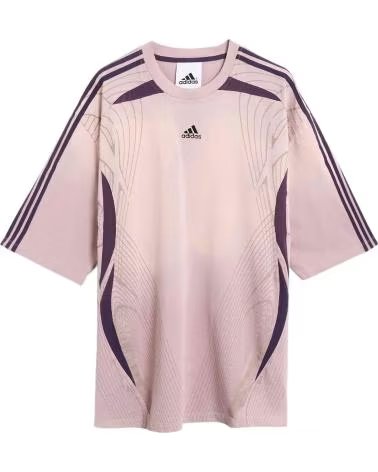 ADIDAS MAGLIETTA A MANICHE CORTE KE9808 ROSA DONNA