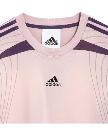 ADIDAS MAGLIETTA A MANICHE CORTE KE9808 ROSA DONNA
