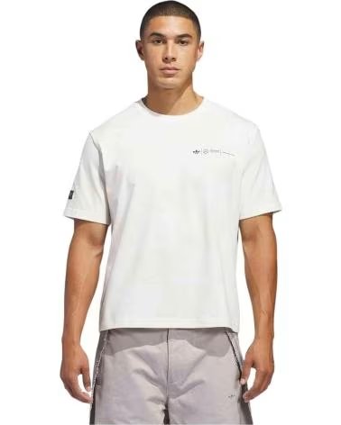 ADIDAS T-SHIRT A MANICHE CORTE KD7593 BIANCA UNISEX