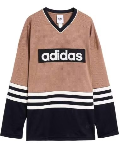 ADIDAS CAMISETA DE MANGA LARGA JY0251 EN MARRON PARA HOMBRE