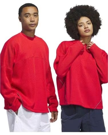 ADIDAS JX6136 RED UNISEX JERSEY