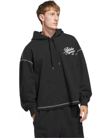 ADIDAS FELPA CON CAPPUCCIO JX6133 NERA
