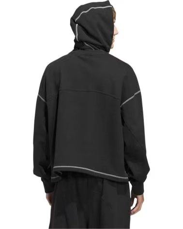 ADIDAS FELPA CON CAPPUCCIO JX6133 NERA